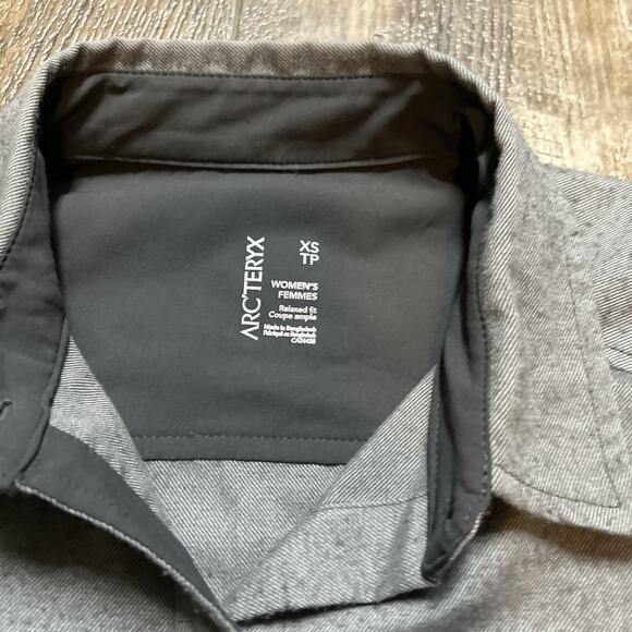 ARCTERYX Tavla Long Sleeve Button Down Shirt Casual Gorpcore Gray size Small - Picture 3 of 7